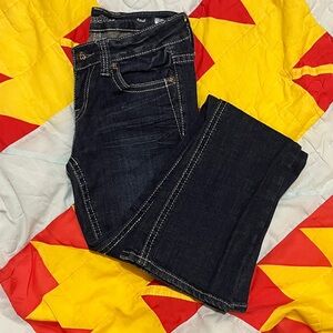 Miss Me Dark Blue Denim Jeans